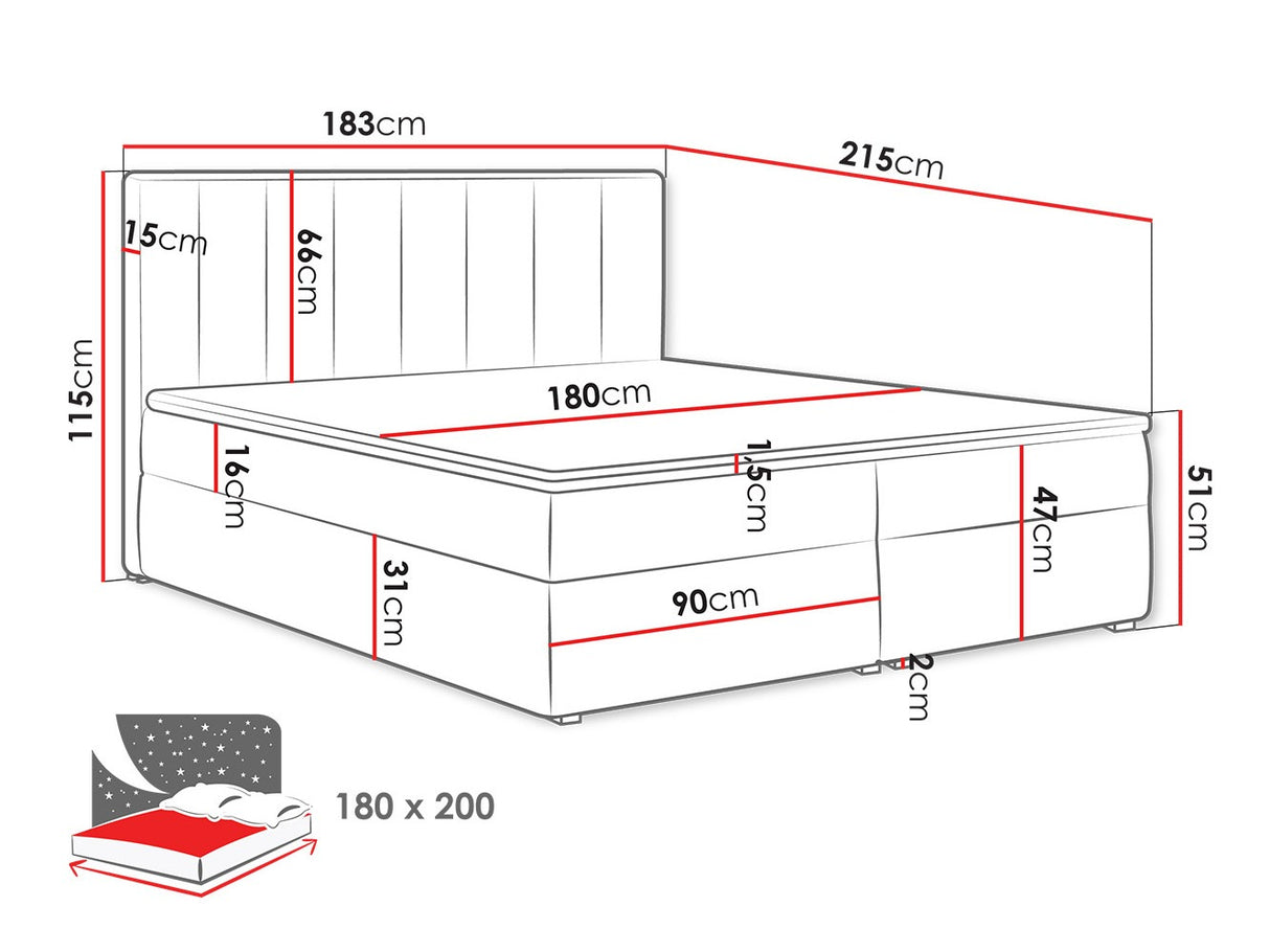 Cama continental 320788