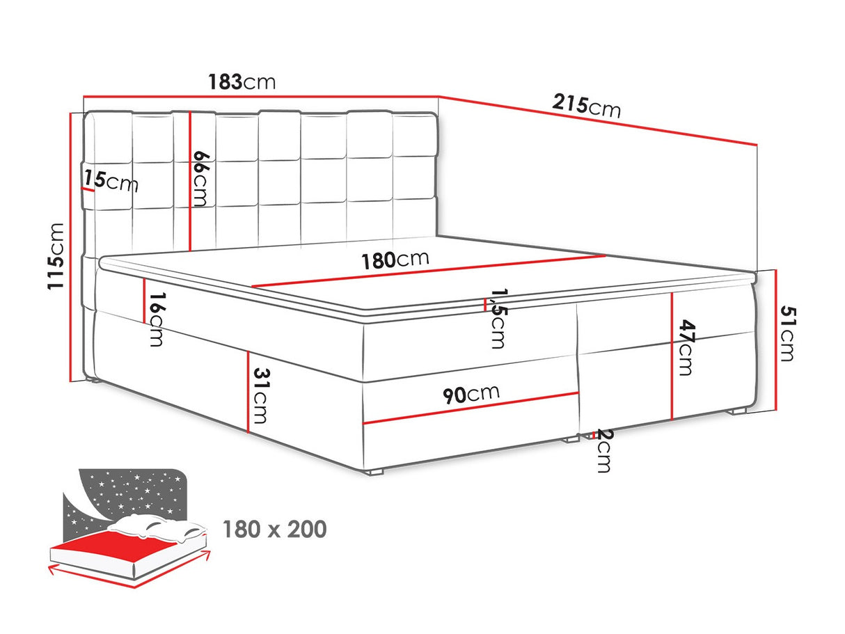 Cama continental 320882