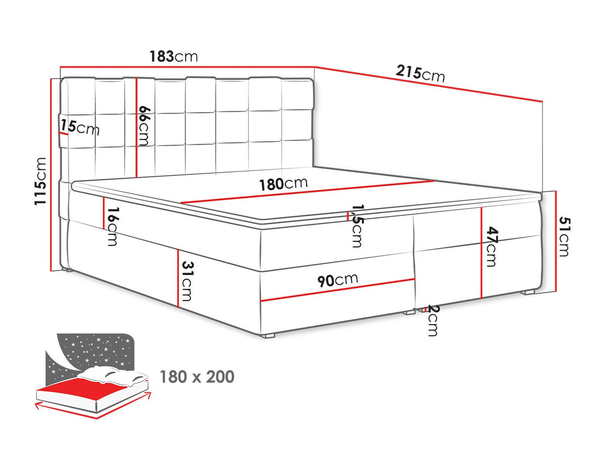 Cama continental 320882