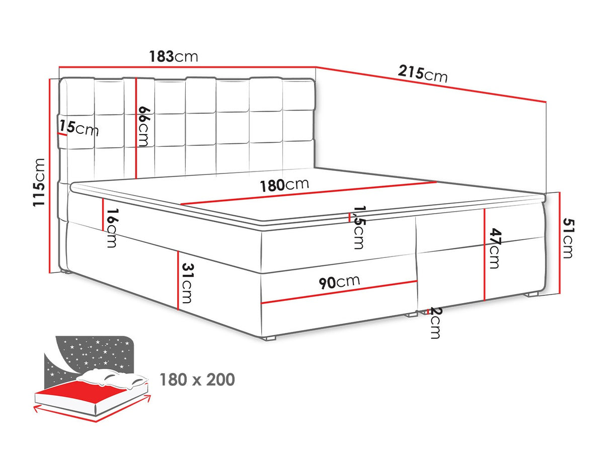 Cama continental 320882
