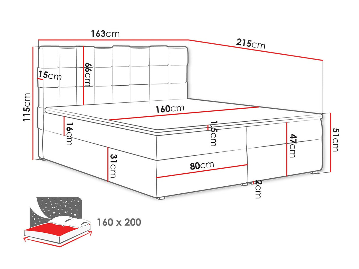 Cama continental 320882