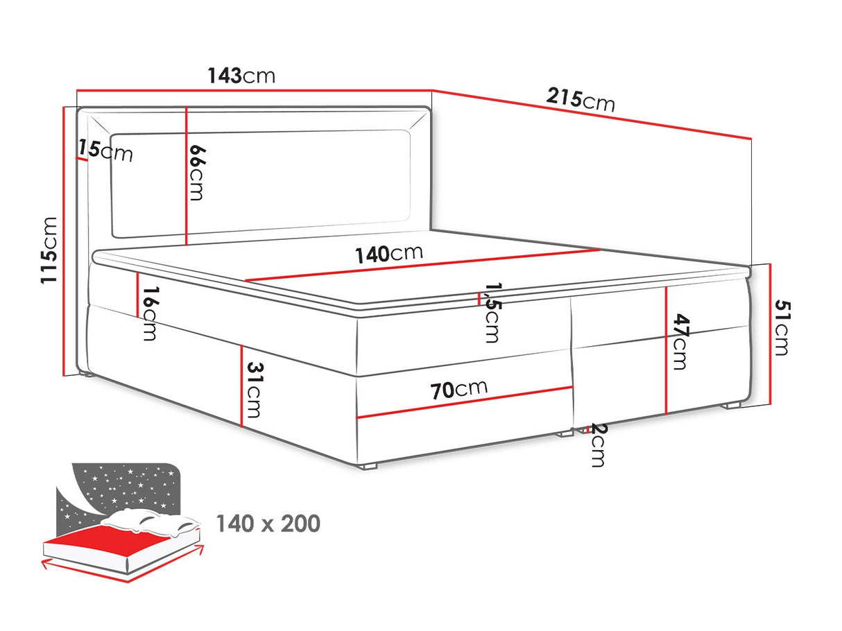 Cama continental 180929