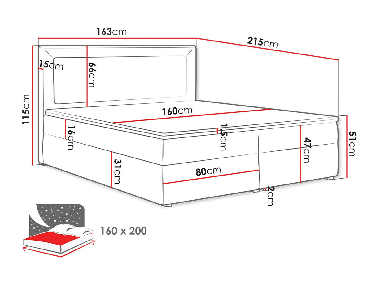 Cama continental 180929