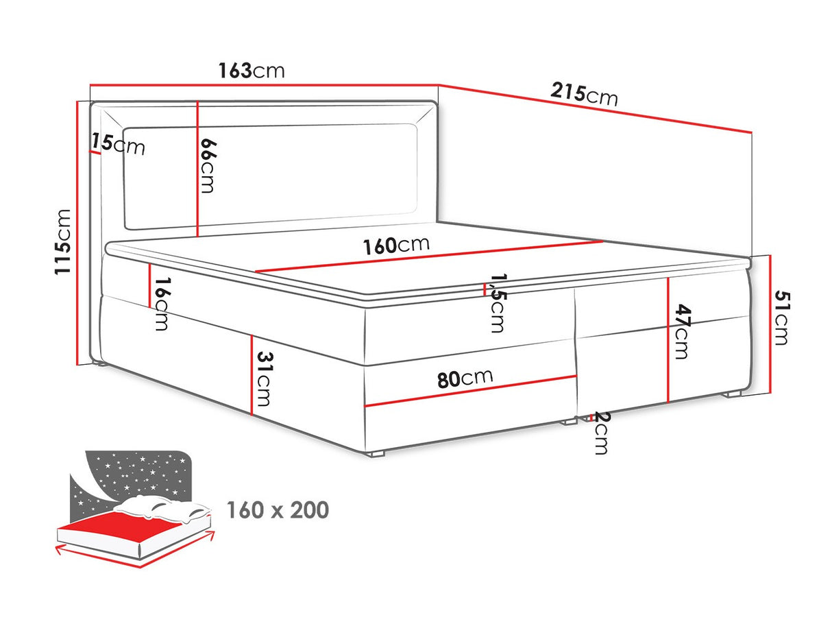 Cama continental 180929