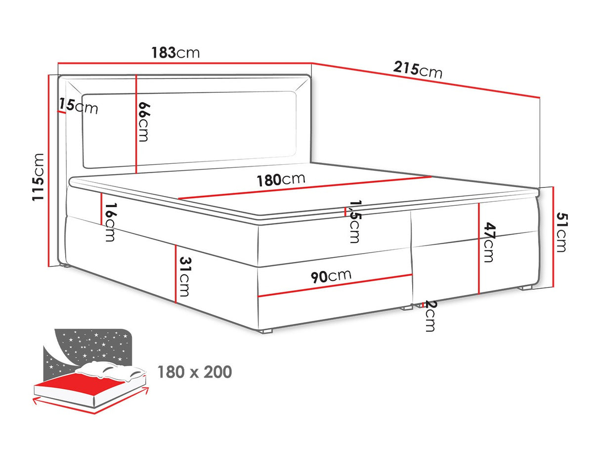 Cama continental 180929