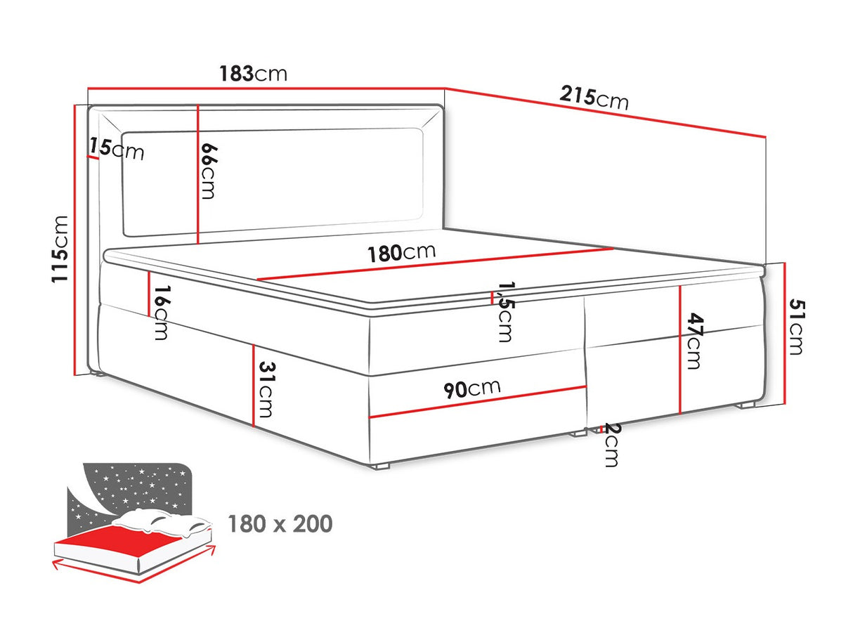 Cama continental 180929