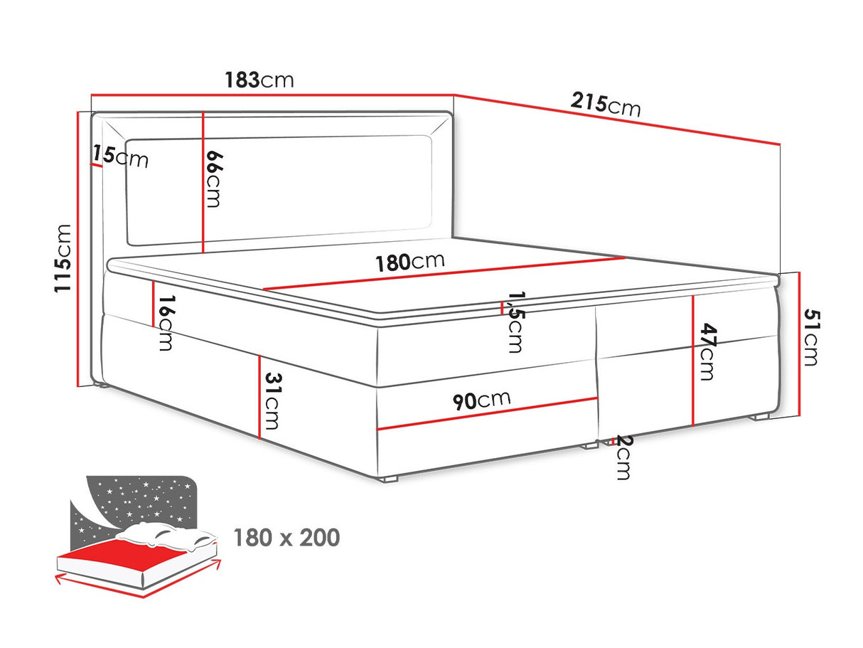 Cama continental 180929