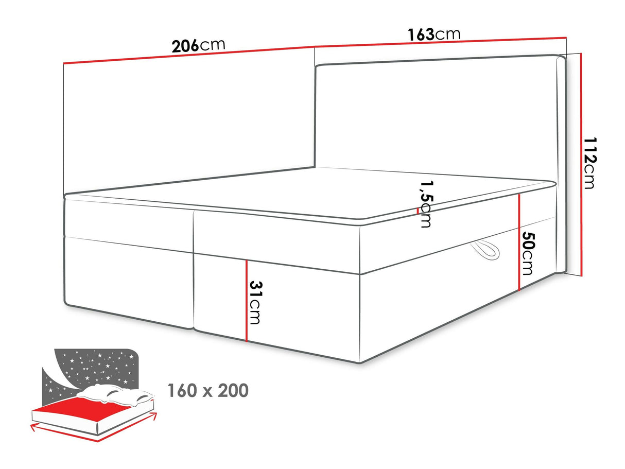 Cama continental 629463