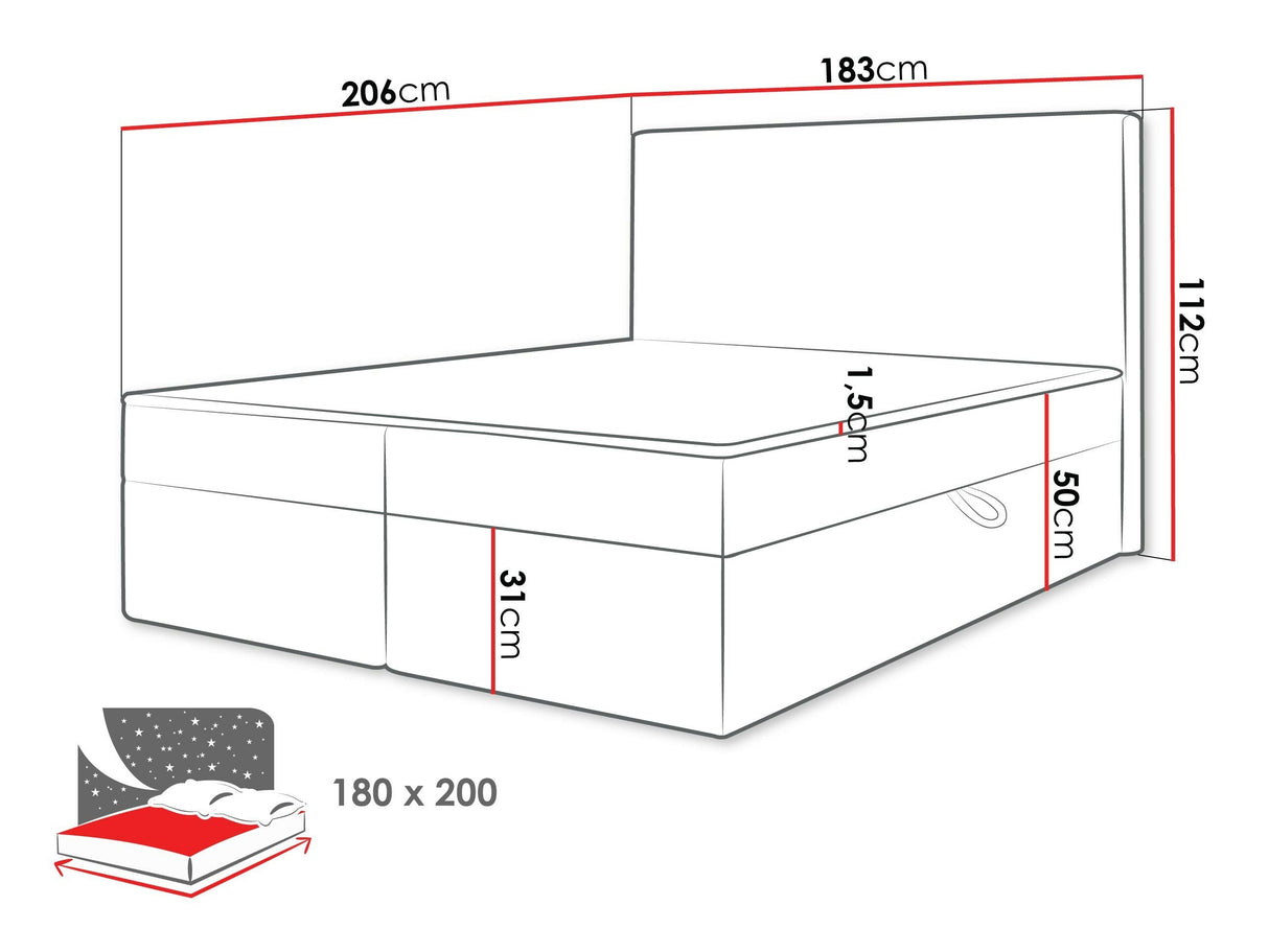 Cama continental 629463