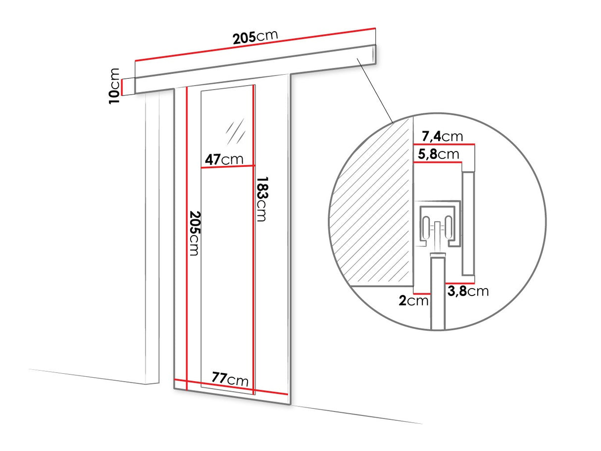 Puerta corredera 505075