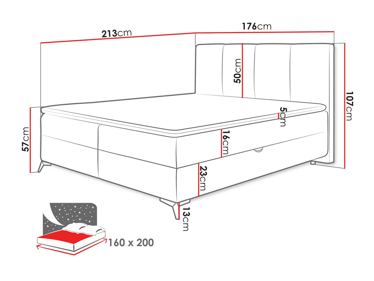 Cama continental 632606