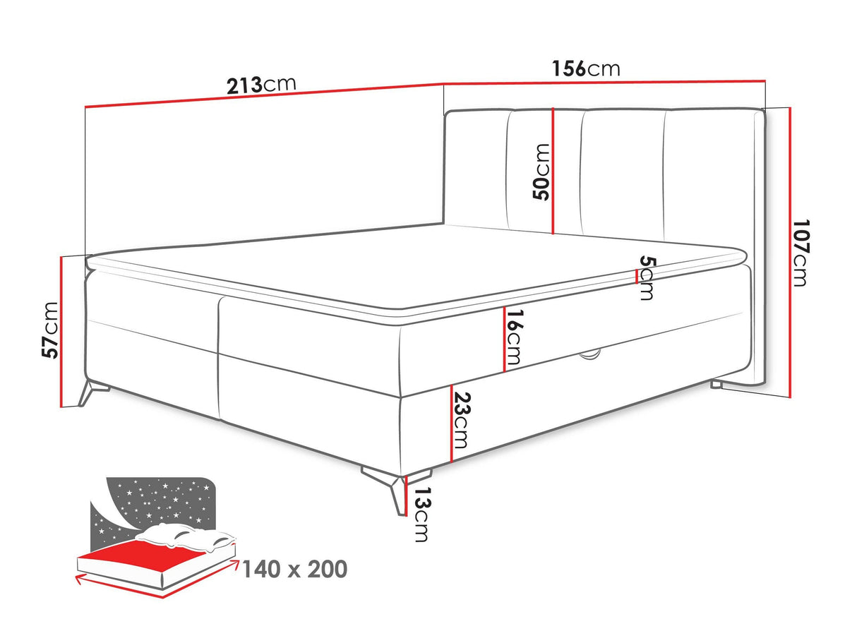 Cama continental 632606