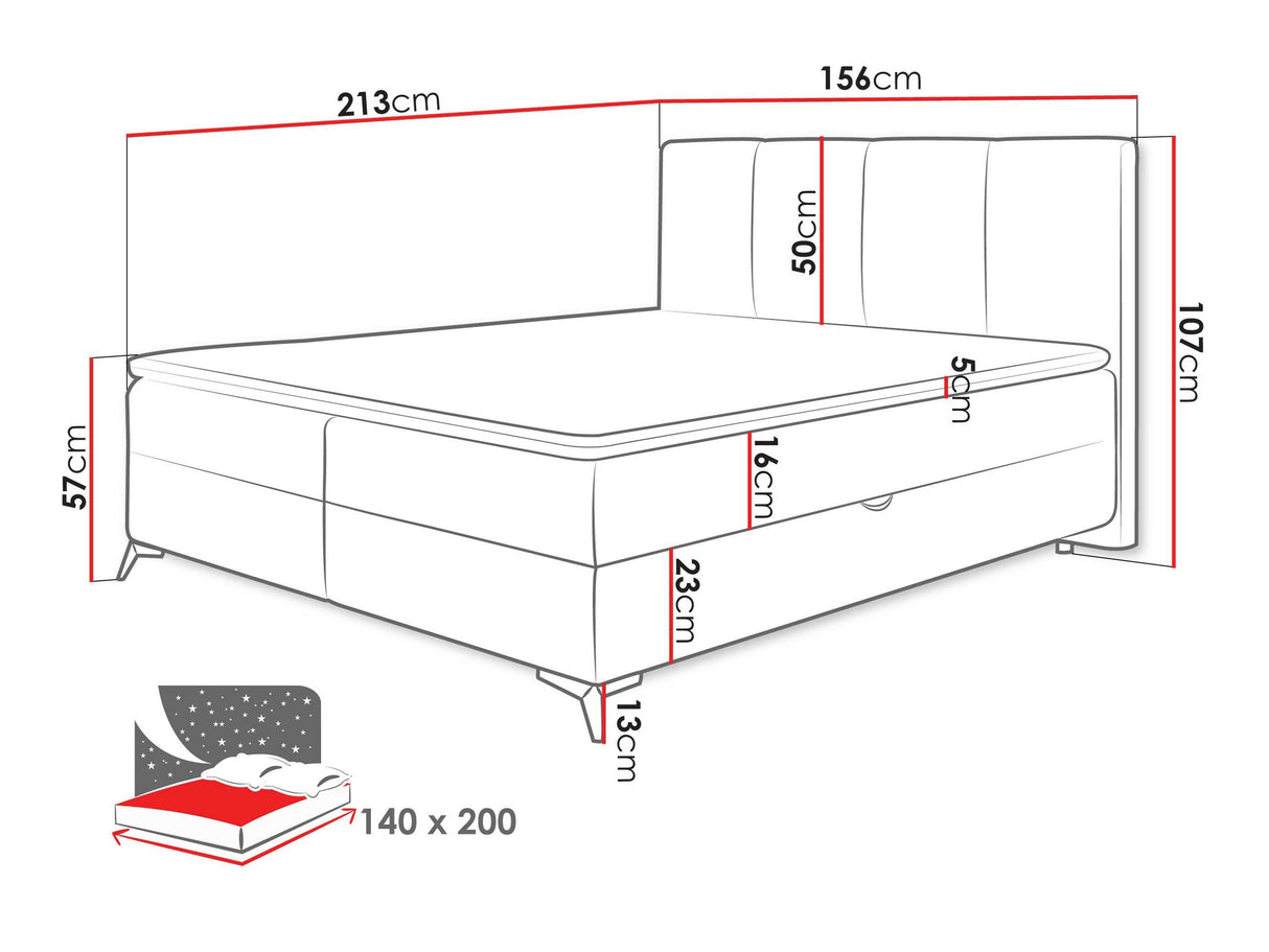 Cama continental 632606