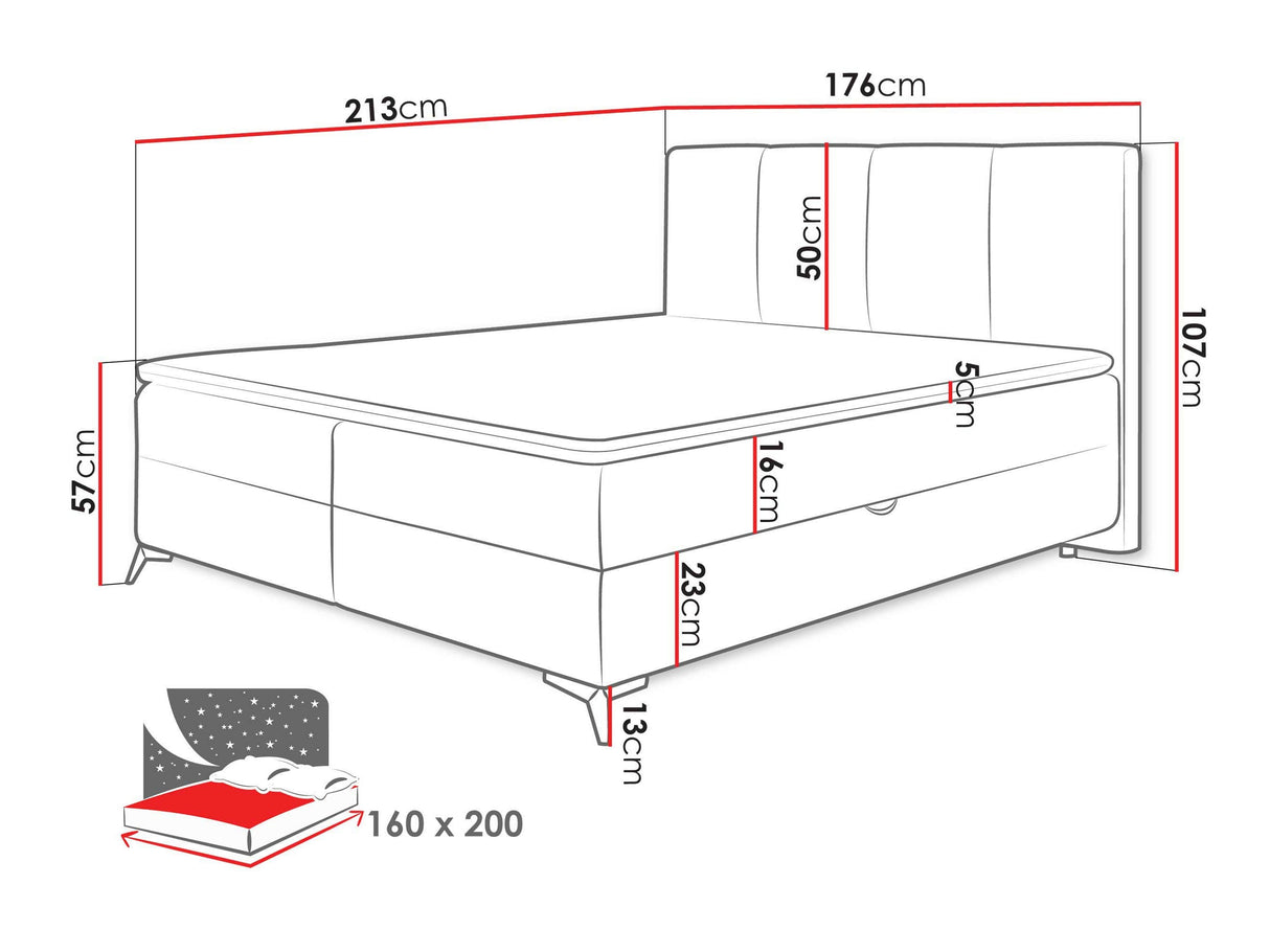 Cama continental 632606