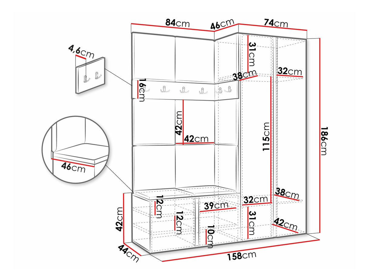 Conjunto para recibidor 421193 4470285