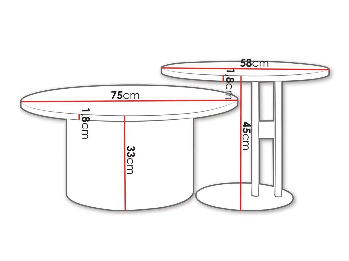Conjunto mesa de centro 634185
