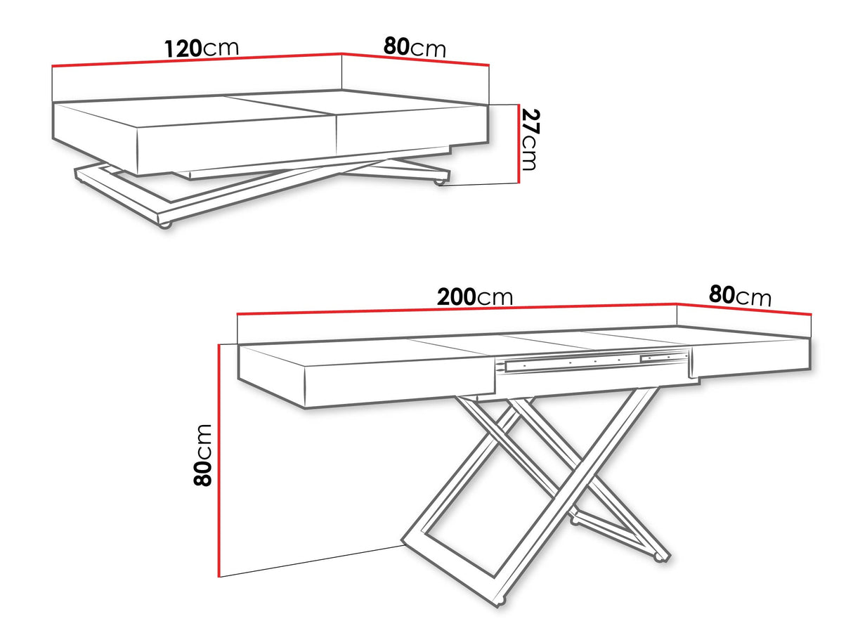 Mesa de centro convertible 634573