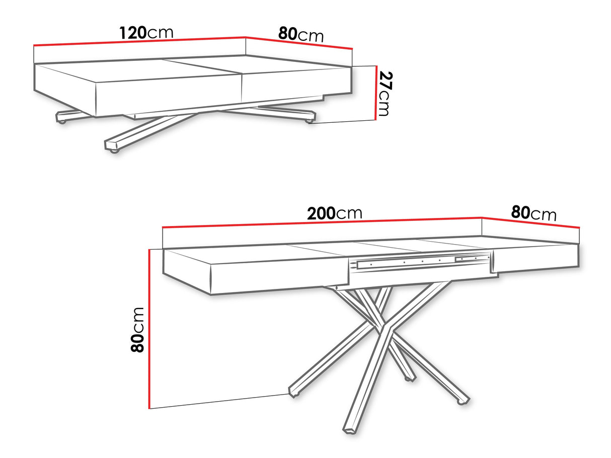 Mesa de centro convertible 634729