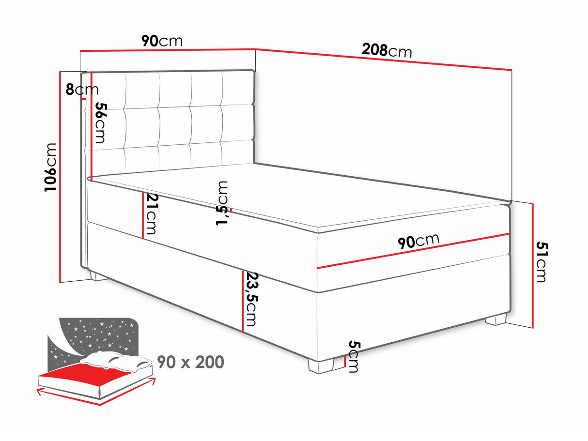 Cama continental 589198 4516727