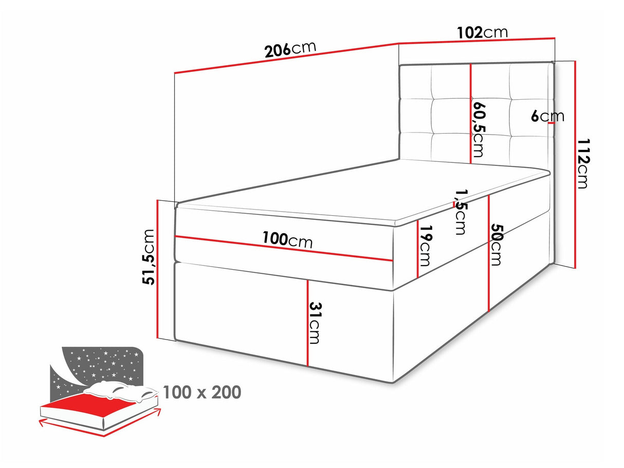 Cama continental 565501