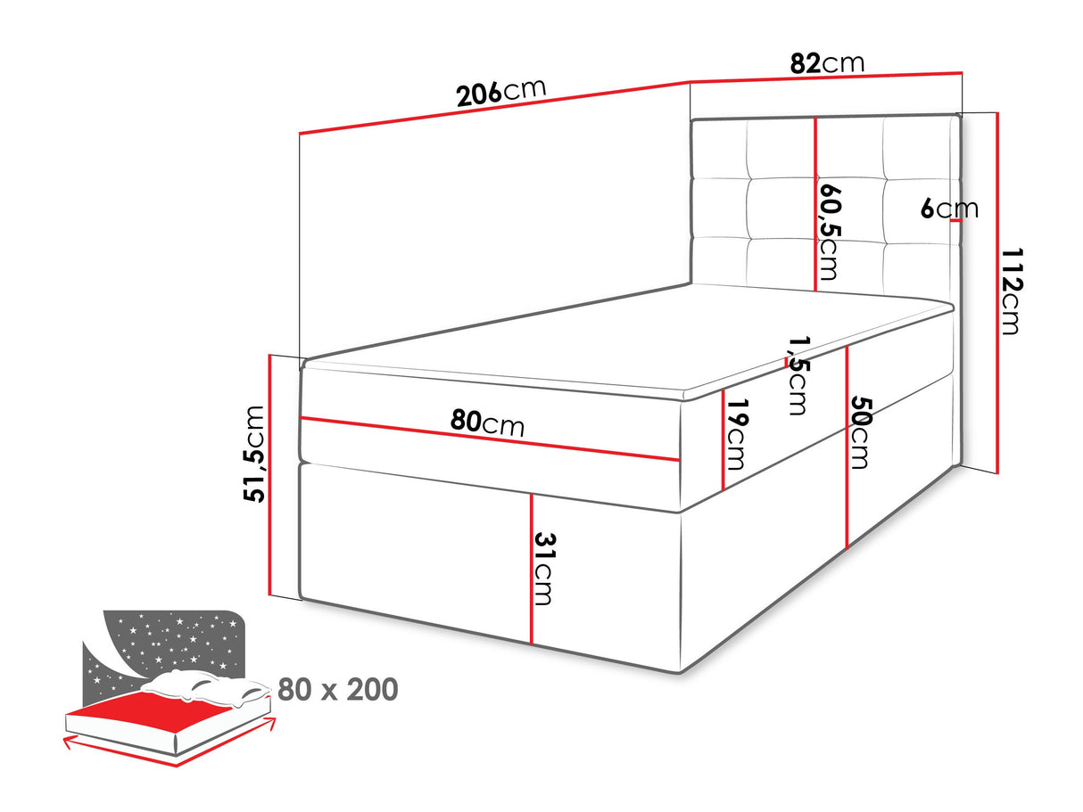 Cama continental 565501