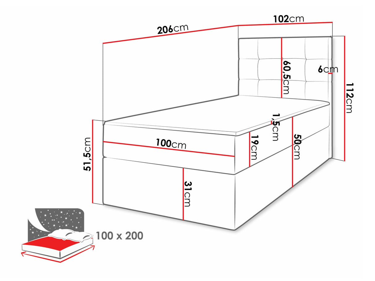 Cama continental 565501