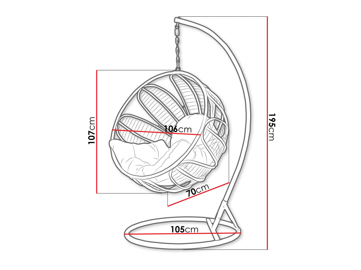 Silla colgante 639260
