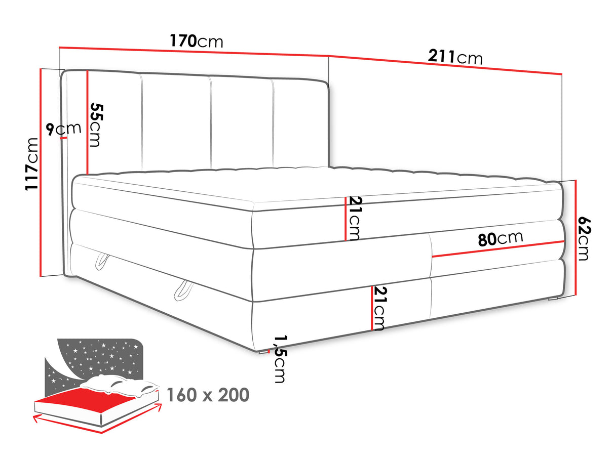 Cama continental 596997 4547817
