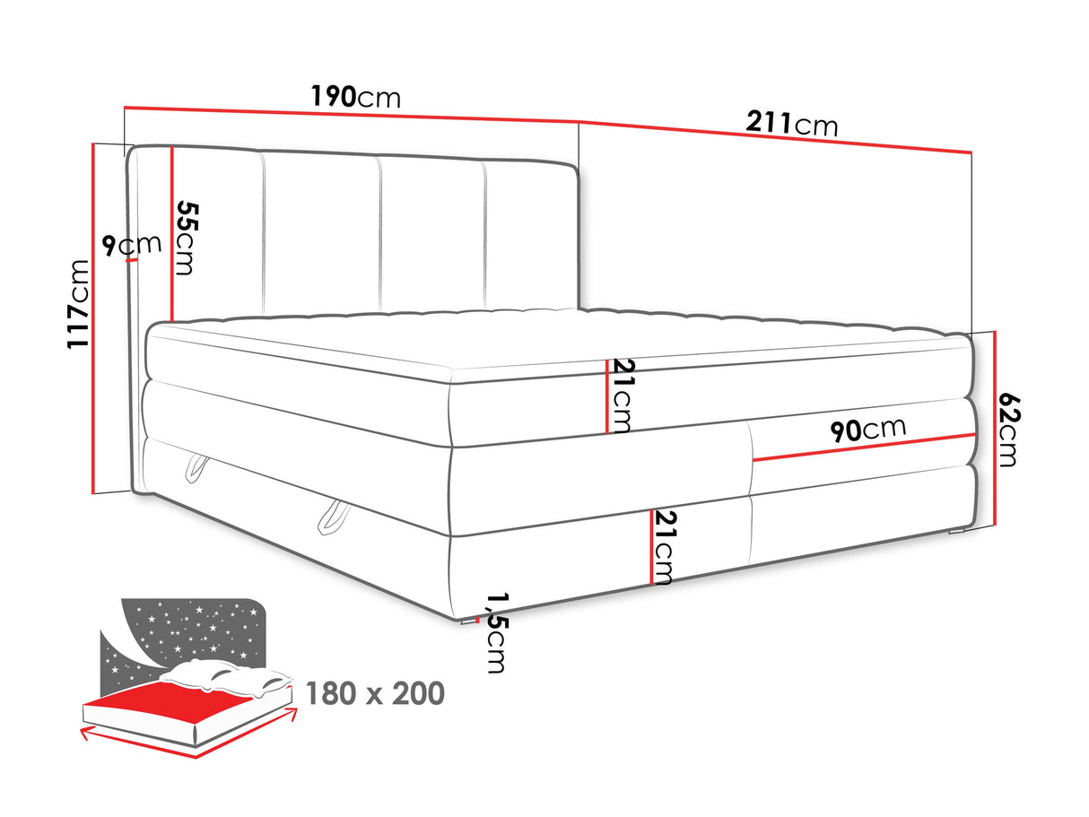 Cama continental 596997 4547837