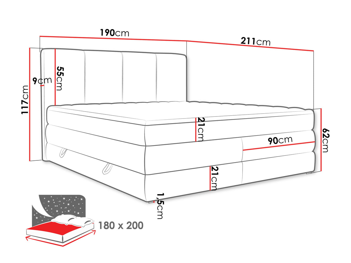 Cama continental 596997 4547843