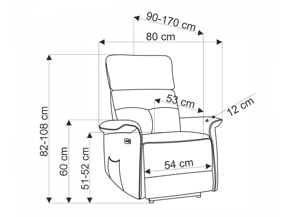 Sillón reclinable 596131 4576610