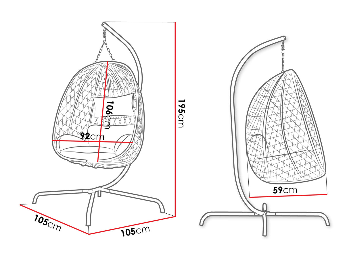 Silla colgante 643691