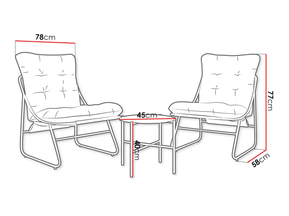 Conjunto de terraza 643694