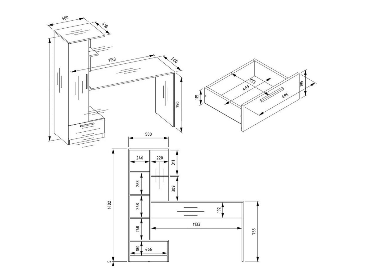 Mesa de oficina 603482