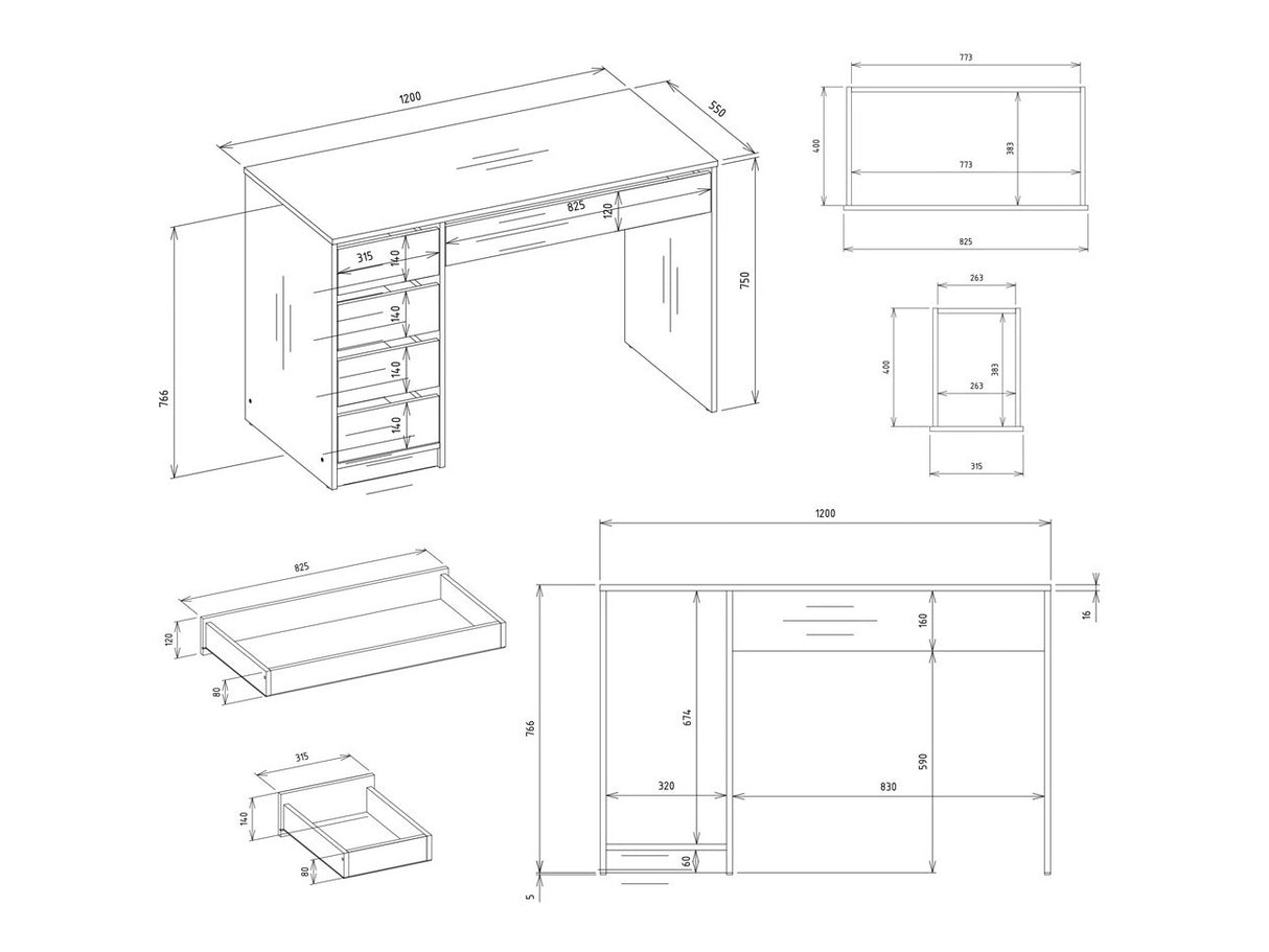 Mesa de oficina 646419