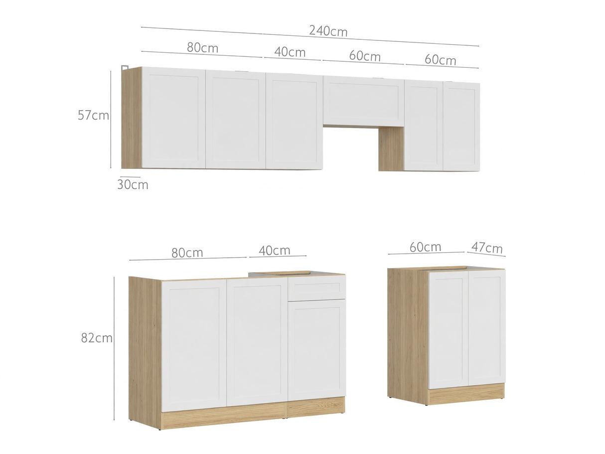 Conjunto de cocina modular 612249 4652344