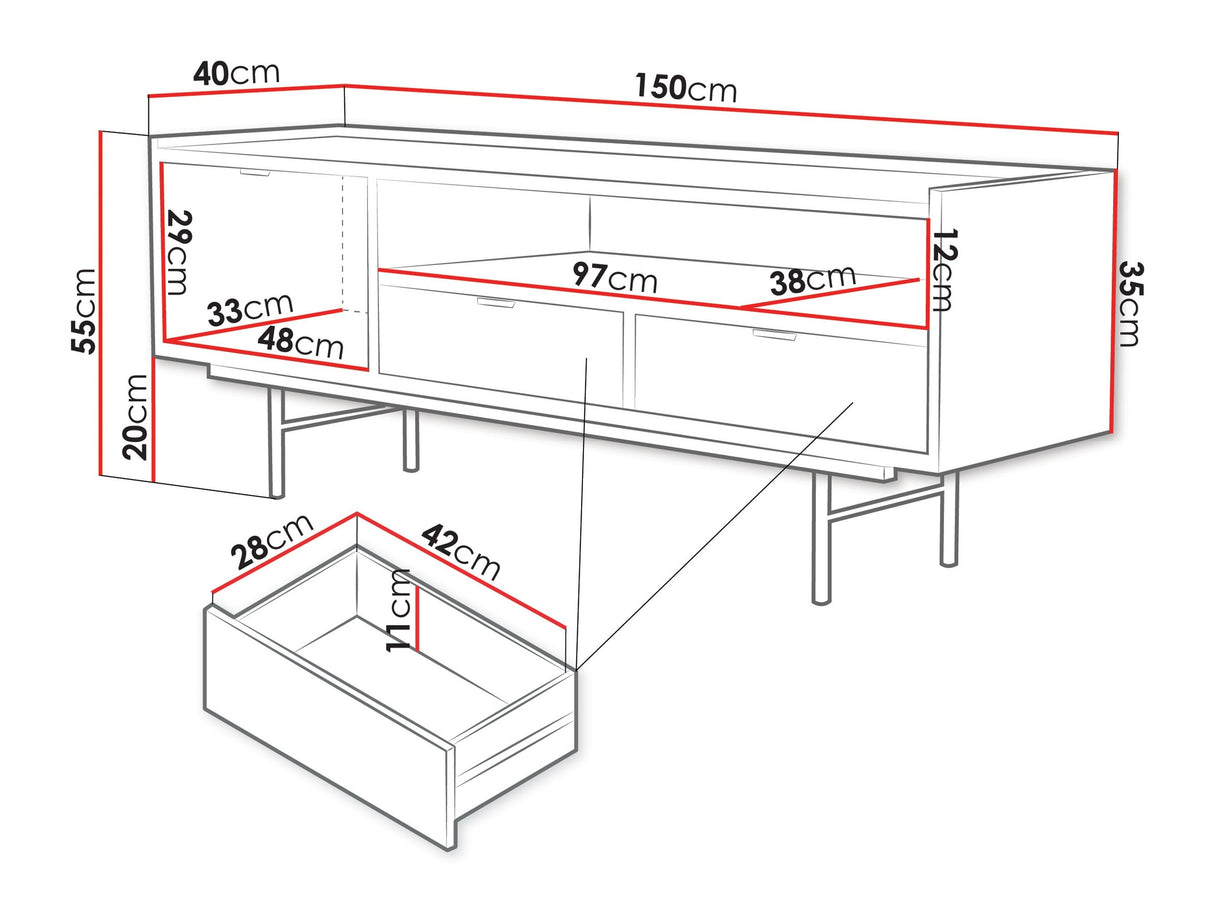 Mueble TV 652940