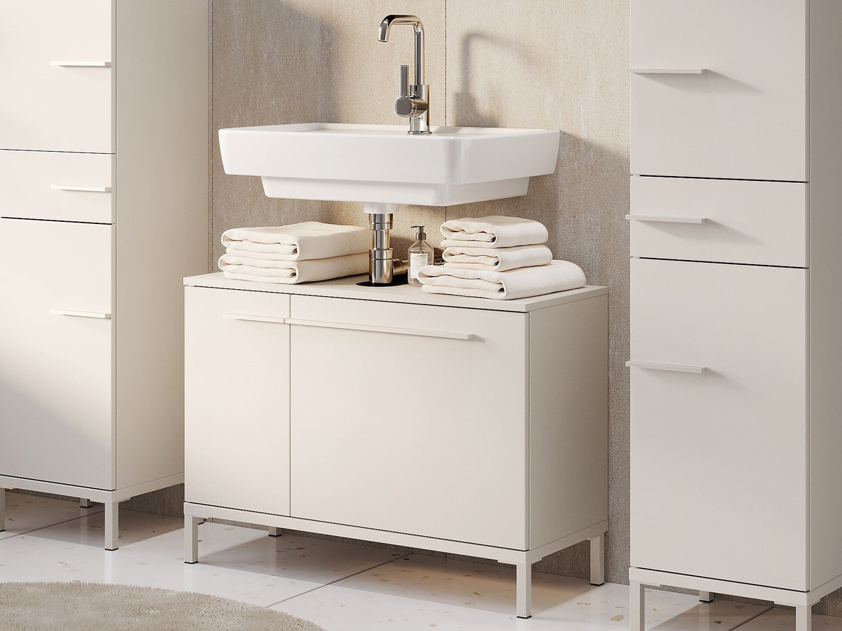 Armario de baño de pie para lavabo 658260