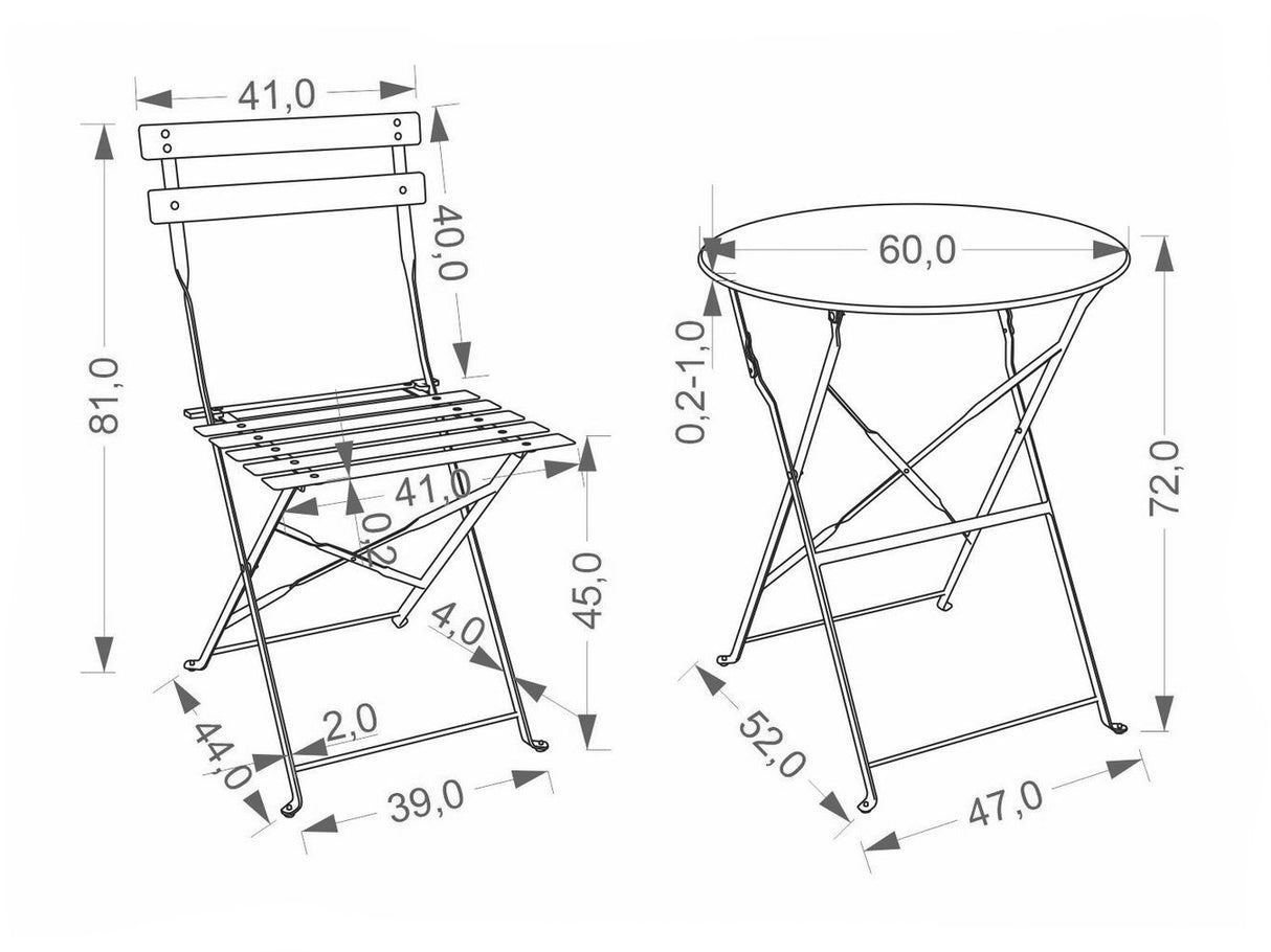 Conjunto de terraza 660062