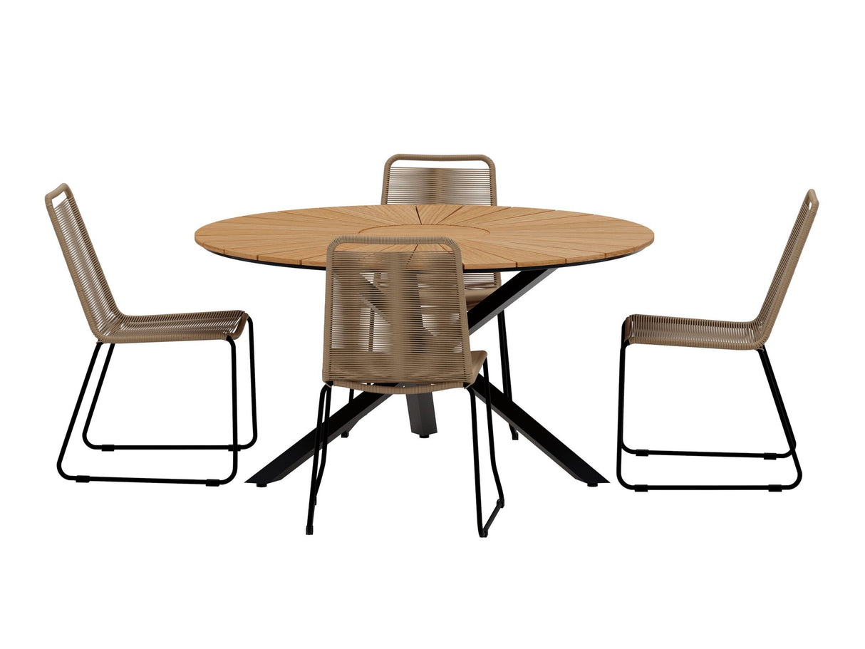 Conjunto de mesa y sillas 660255