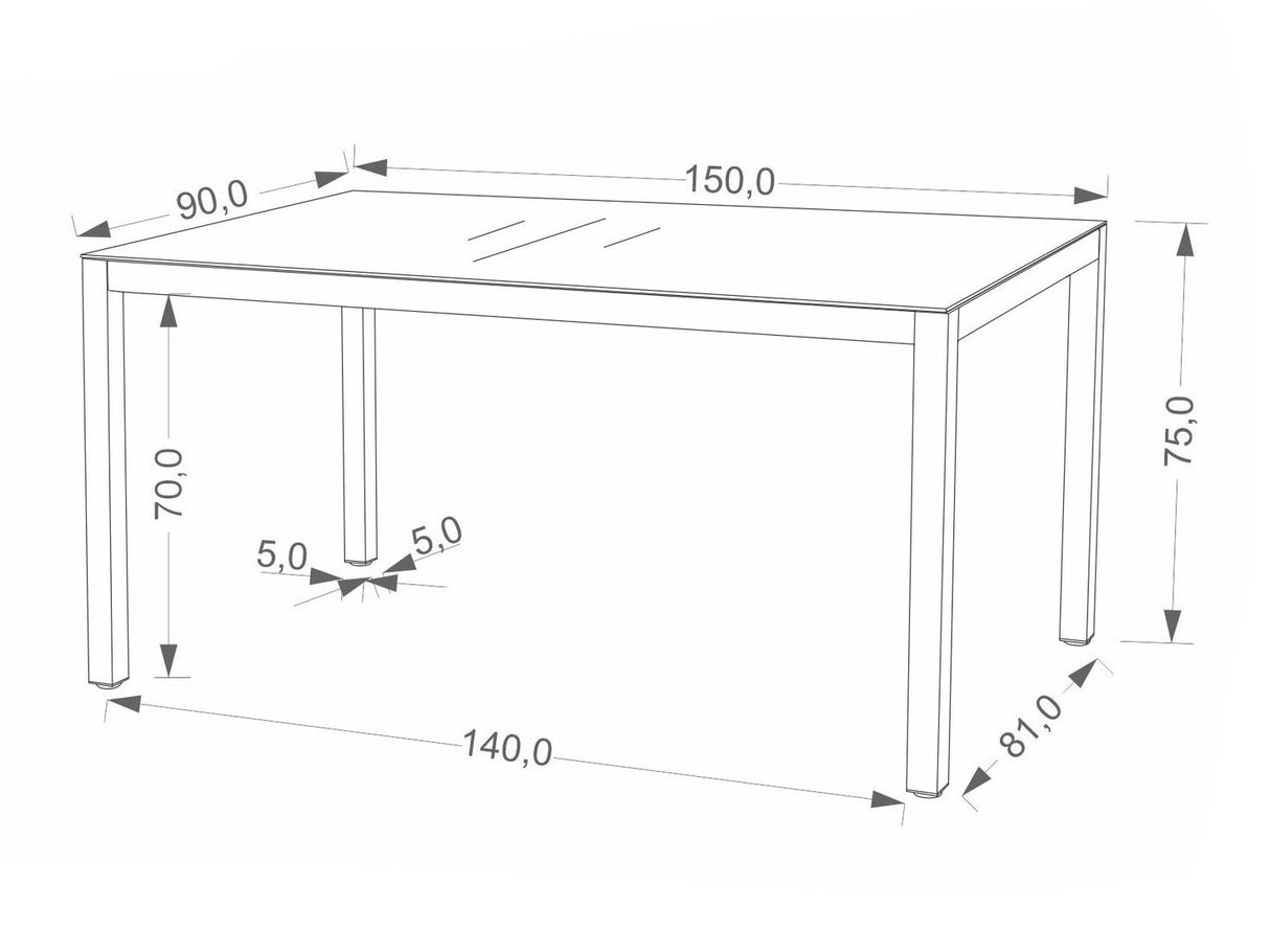 Mesa para exterior 662084