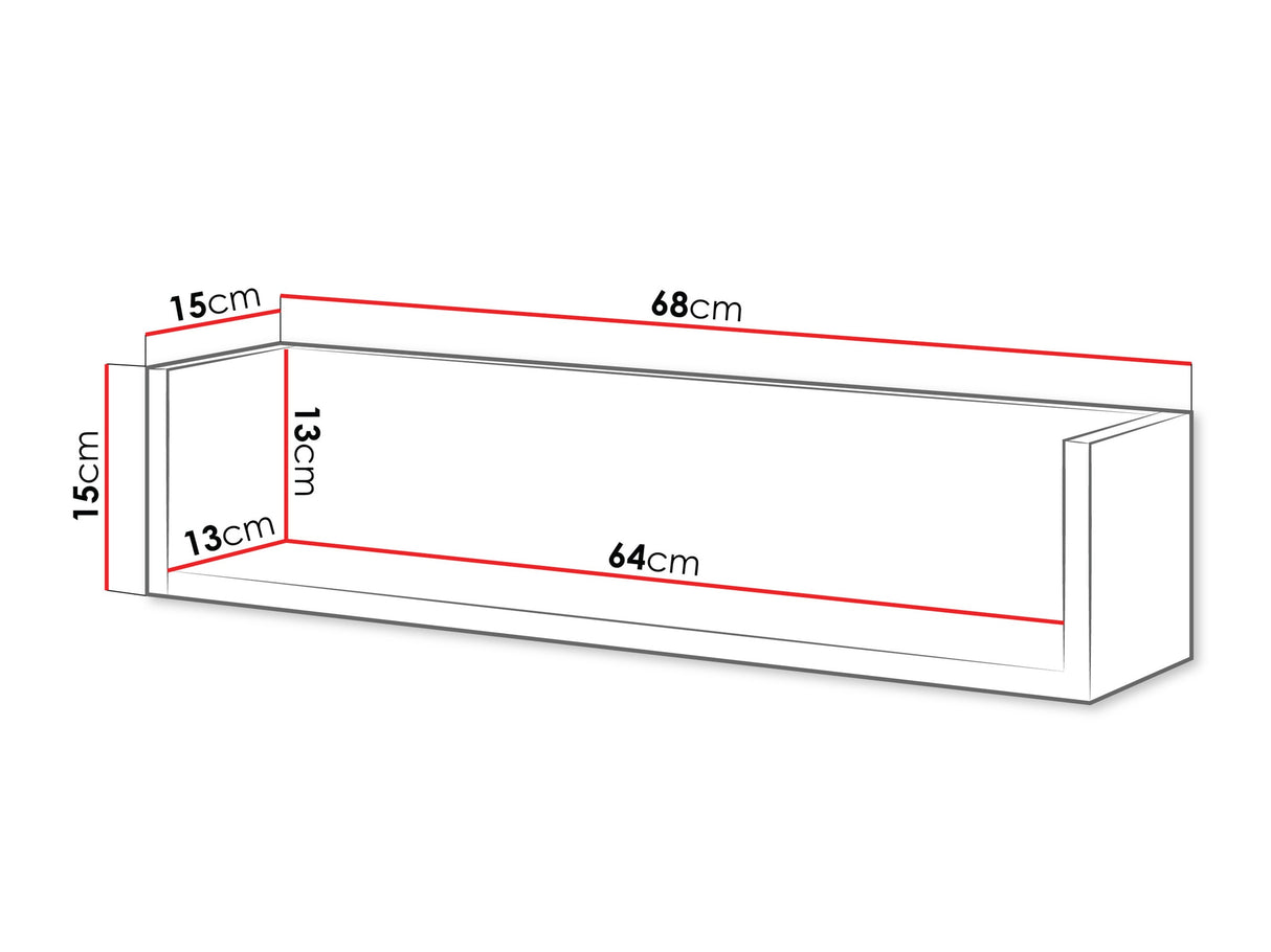 Estantería de pared 662624