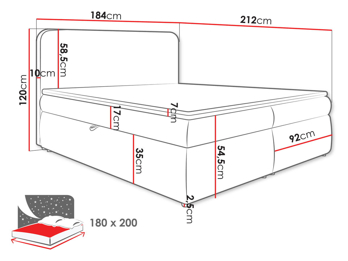 Cama continental 674314