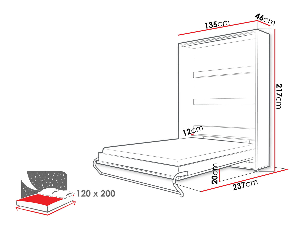 Cama plegable 483040