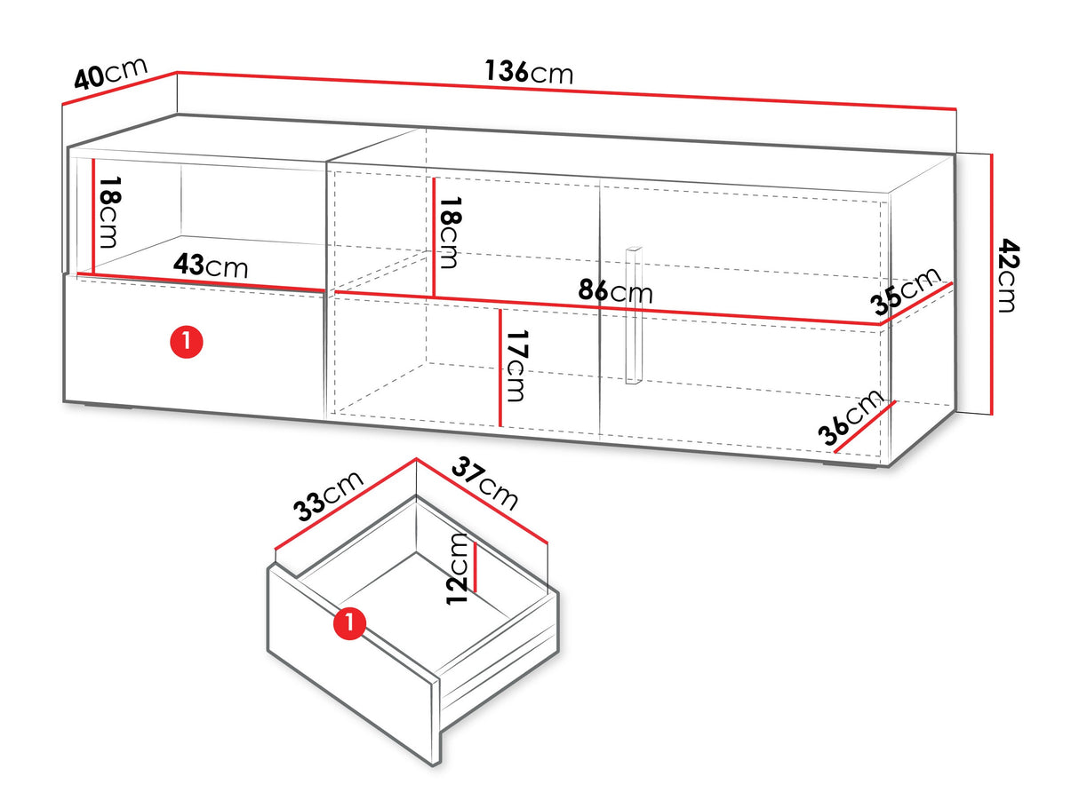 Mueble TV 676243