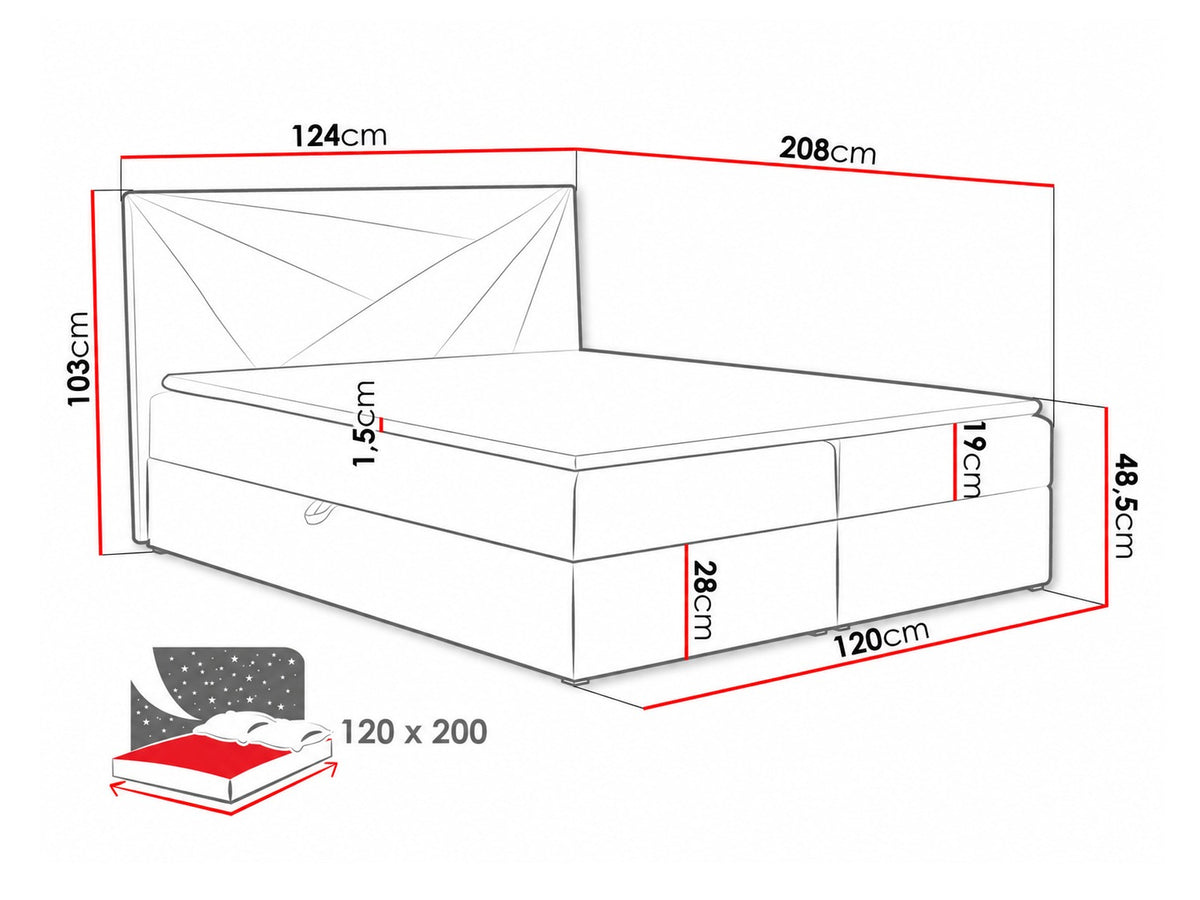 Cama continental 262916 5127539
