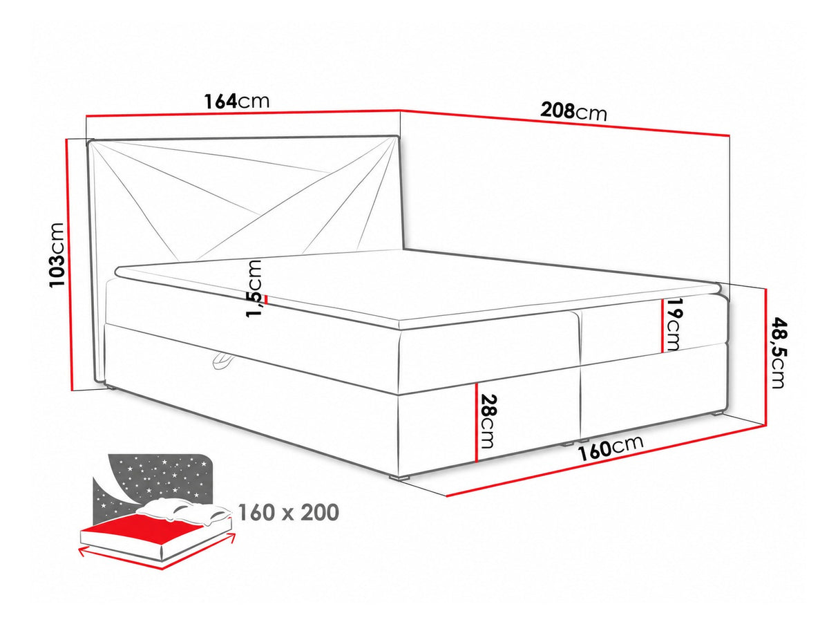 Cama continental 262916 5127554