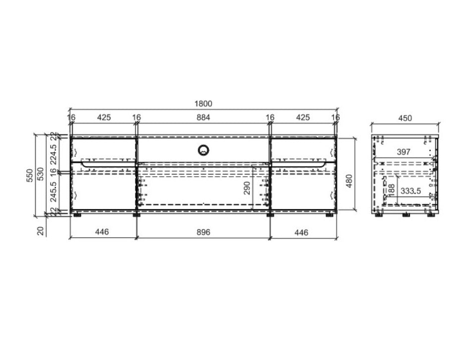 Mueble TV 689170