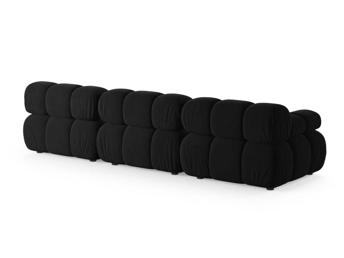 Sofá modular Ibiza 4 plazas, negro Bluvel 19 5192730