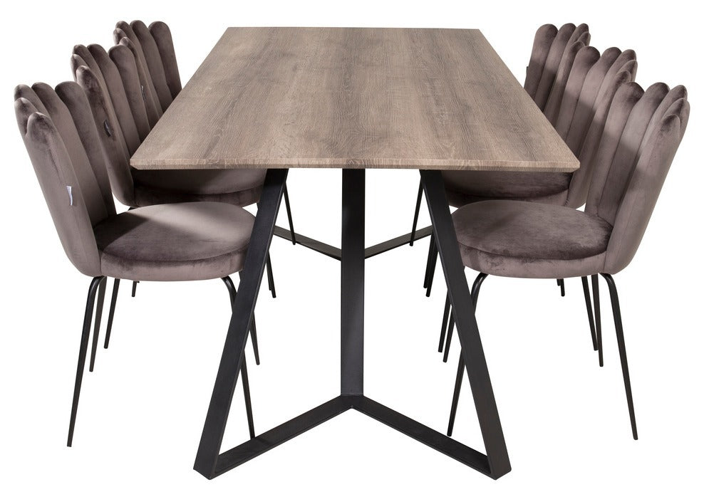 Conjunto de mesas y sillas para comedor 283826
